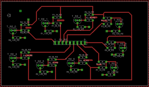 Board design of cathodes